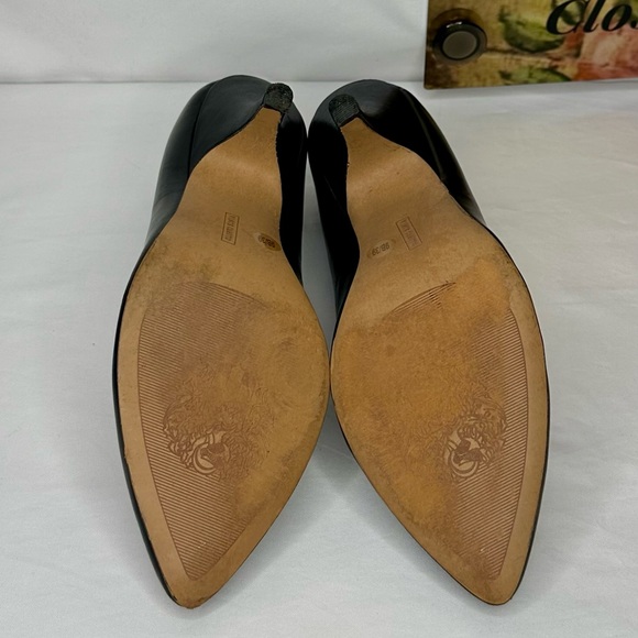 Vince Camuto Black Women's Pumps Mid Heels Size 9 - Picture 7 of 16